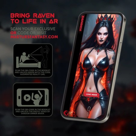 MASTURS | Raven | Shadow Sinner | Multi Function Masturbator