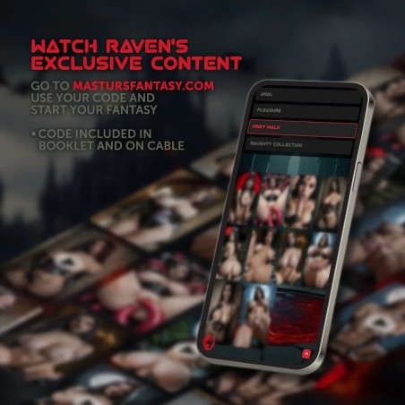 MASTURS | Raven | Shadow Sinner | Multi Function Masturbator