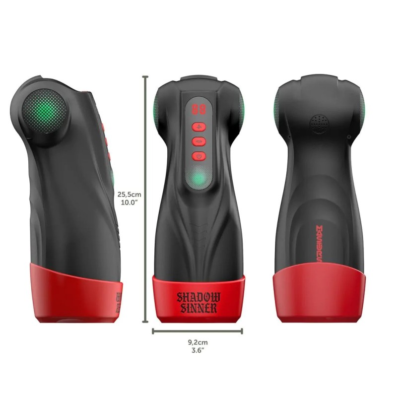 MASTURS | Raven | Shadow Sinner | Multi Function Masturbator