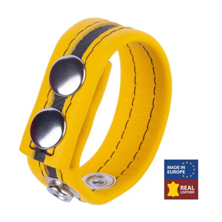 THE RED - Tippy - Leather Cockring - Yellow
