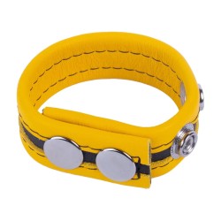 THE RED - Tippy - Leather Cockring - Yellow