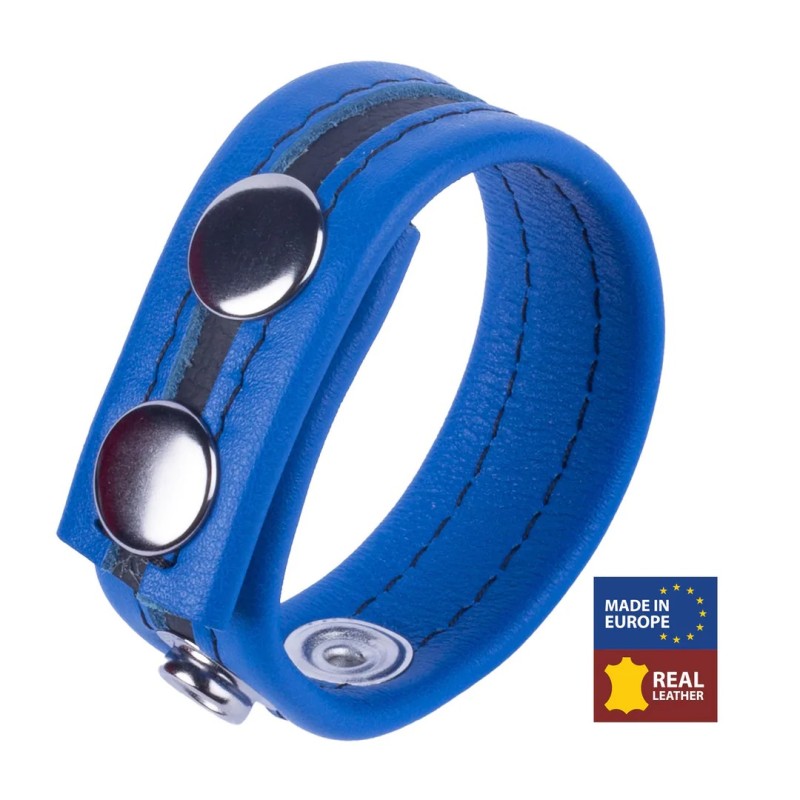 THE RED - Tippy - Leather Cockring - Blue