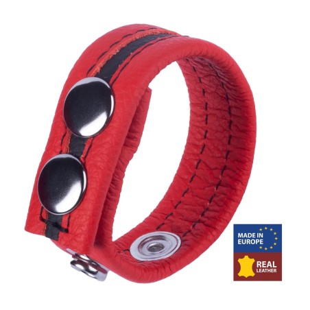 THE RED - Tippy - Leather Cockring - Red
