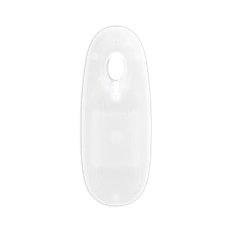 LED Vibrating Straight Cock - 18 cm - Transparent