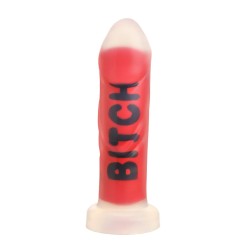 BITCH | Silicone Dildo - Red
