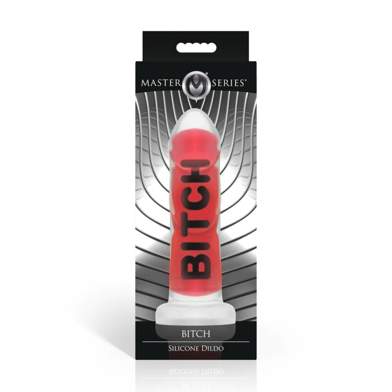 BITCH | Silicone Dildo - Red