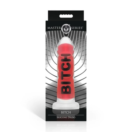 BITCH | Silicone Dildo - Red