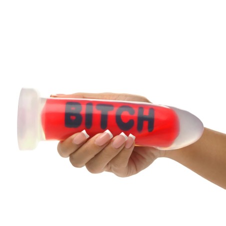 BITCH | Silicone Dildo - Red