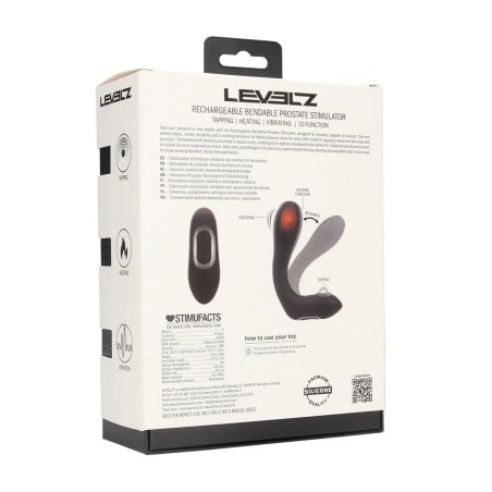 Vibrating Heating Bendable Tapping Silicone Prostate Stimulator
