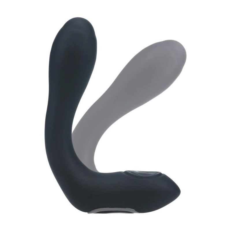 Vibrating Heating Bendable Tapping Silicone Prostate Stimulator