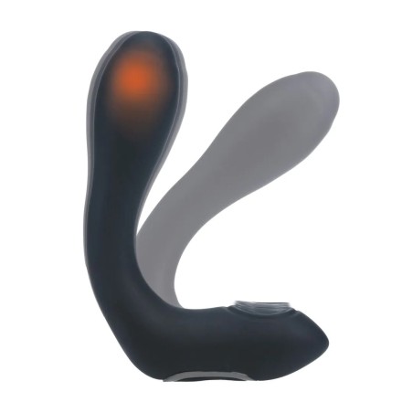 Vibrating Heating Bendable Tapping Silicone Prostate Stimulator