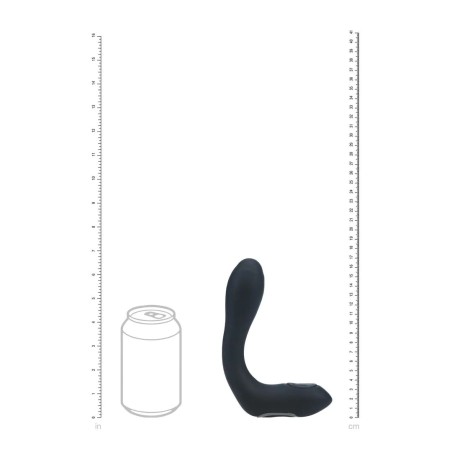 Vibrating Heating Bendable Tapping Silicone Prostate Stimulator