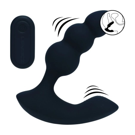 Dual Motor Remote Control Beaded Vibrating Liquid Silicone Prostate Stimulator