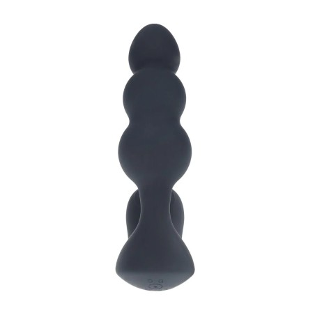 Dual Motor Remote Control Beaded Vibrating Liquid Silicone Prostate Stimulator
