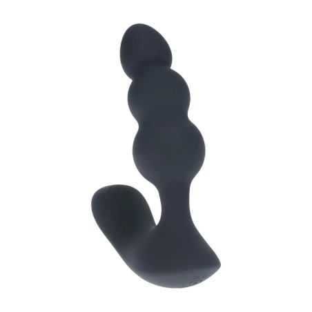 Dual Motor Remote Control Beaded Vibrating Liquid Silicone Prostate Stimulator