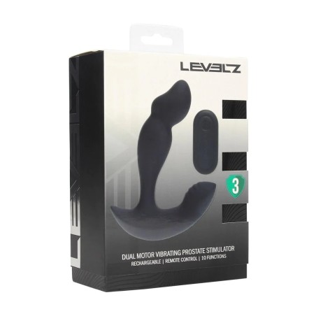 Dual Motor Remote Control Vibrating Liquid Silicone Prostate Stimulator