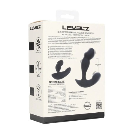 Dual Motor Remote Control Vibrating Liquid Silicone Prostate Stimulator