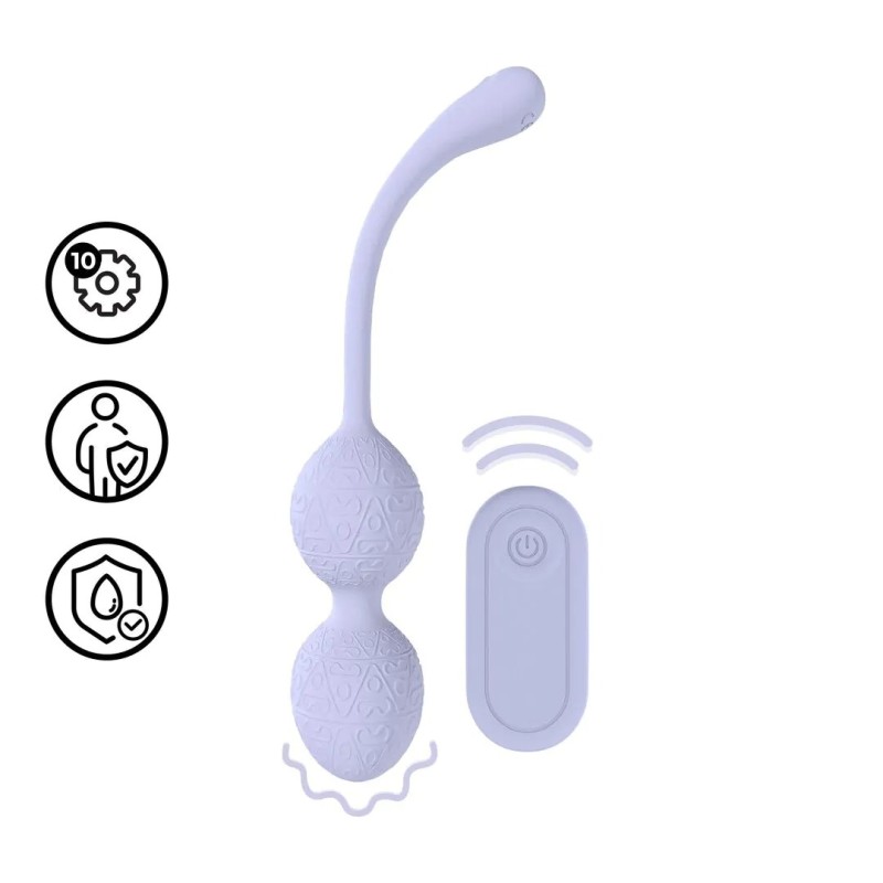 Δονούμενες Kegel Balls Σιλικόνης Με Remote Control