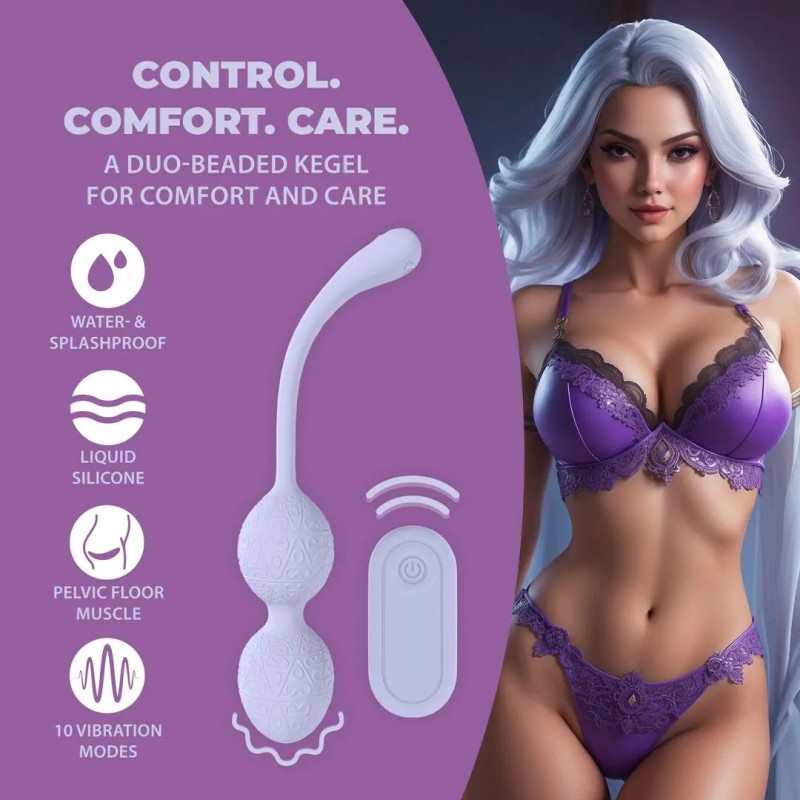 Δονούμενες Kegel Balls Σιλικόνης Με Remote Control