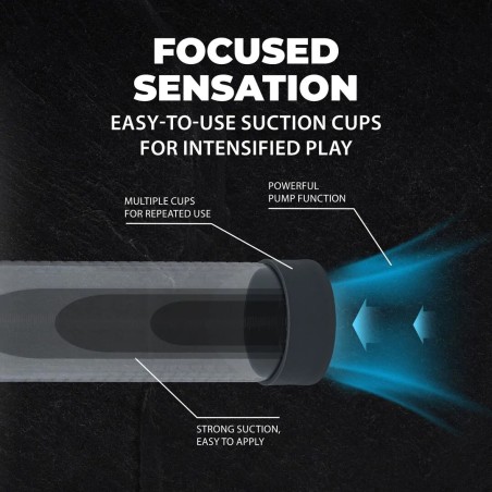 HyperPump - Rechargeable Penis Pump - Gun Metal