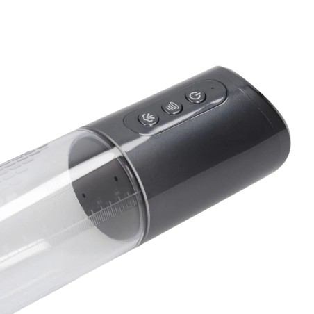 HyperPump - Rechargeable Penis Pump - Gun Metal