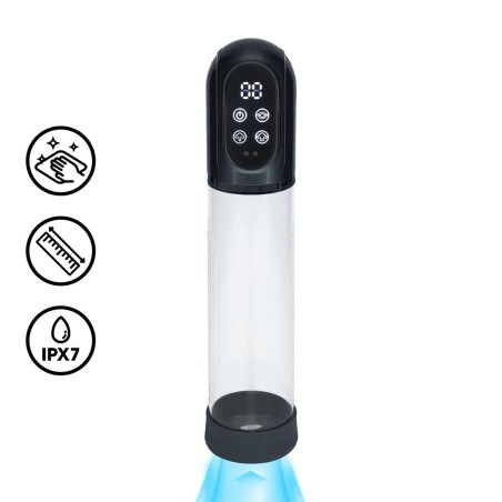 Engage - Automatic Waterproof Penis Pump and Masturbator - Gun Metal