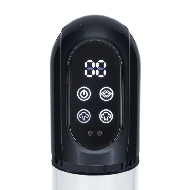 Engage - Automatic Waterproof Penis Pump and Masturbator - Gun Metal