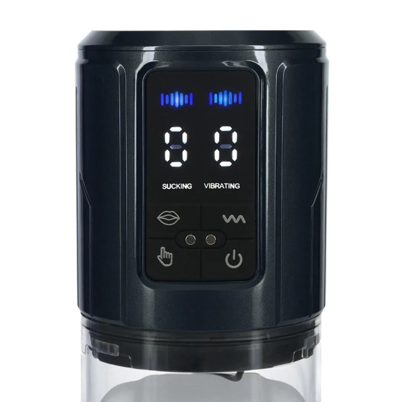 UltraLift - Automatic Waterproof Masturbator Pump - Gun Metal