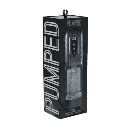 Vortex - Suction Rotation and Thrusting Masturbator Pump - Gun Metal