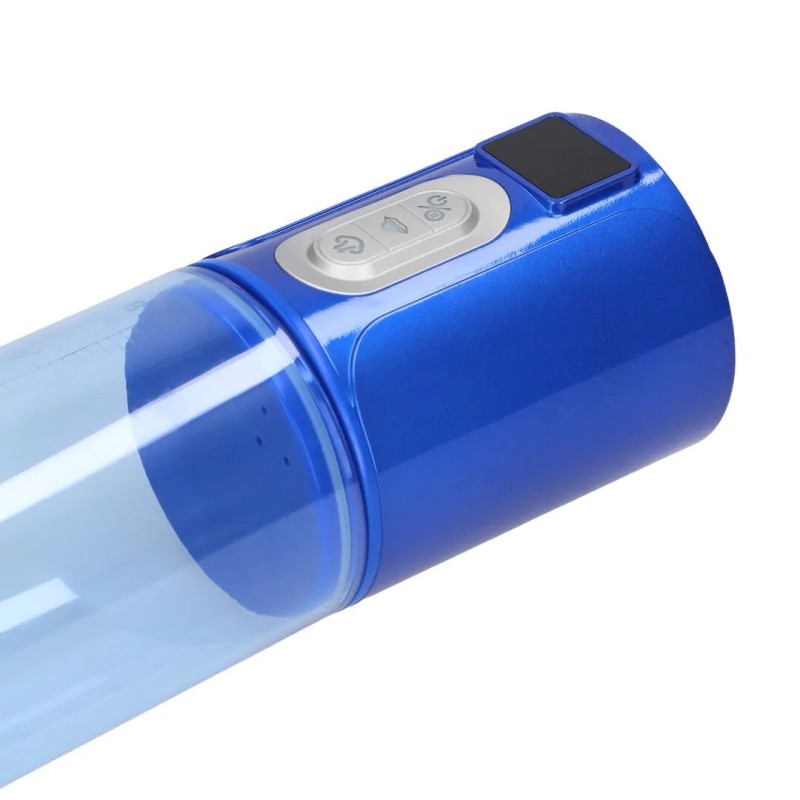 MaxLift - 6 Function Suction Masturbator Pump - Metallic Blue