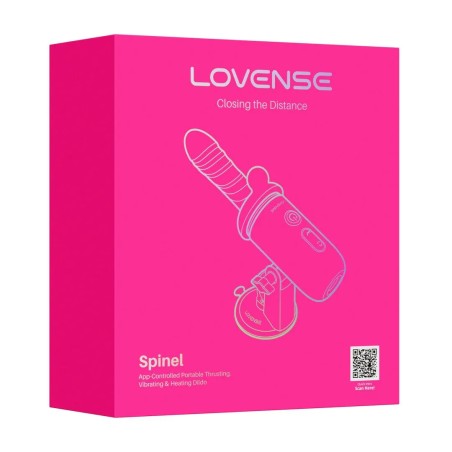 Lovense | Spinel | Portable Thrusting Vibrating and Heating Dildo