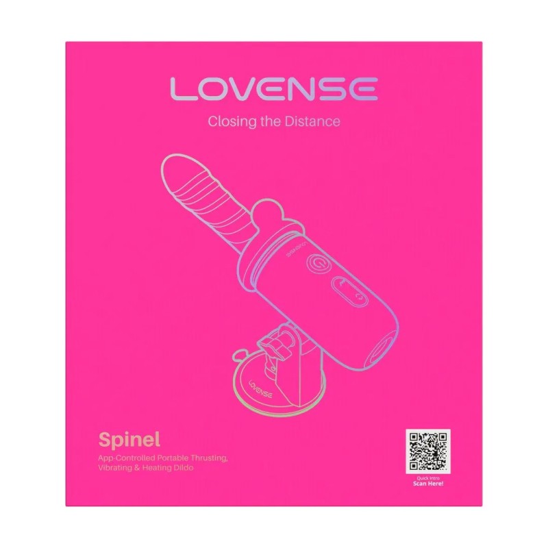 Lovense | Spinel | Portable Thrusting Vibrating and Heating Dildo