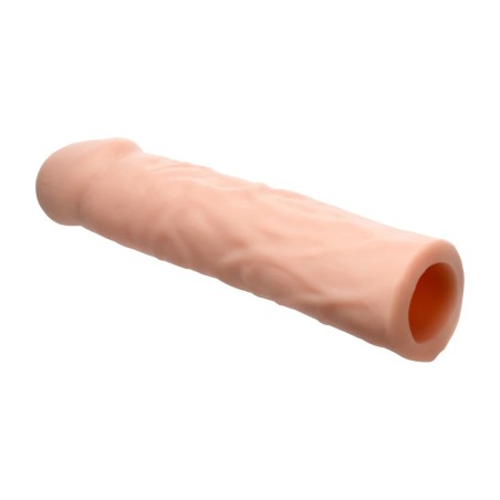 Enhancers - Vibrating Realistic Penis Extension with Remote Control - Light