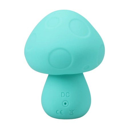 Mushroom Vibe - Rechargeable Silicone Vibrator - Teal