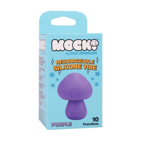 Mushroom Vibe - Rechargeable Silicone Vibrator - Purple