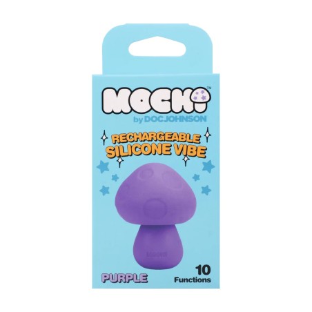 Mushroom Vibe - Rechargeable Silicone Vibrator - Purple