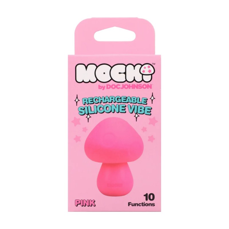 Mushroom Vibe - Rechargeable Silicone Vibrator - Pink