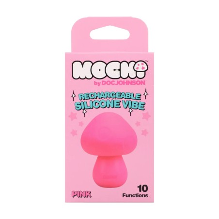 Mushroom Vibe - Rechargeable Silicone Vibrator - Pink