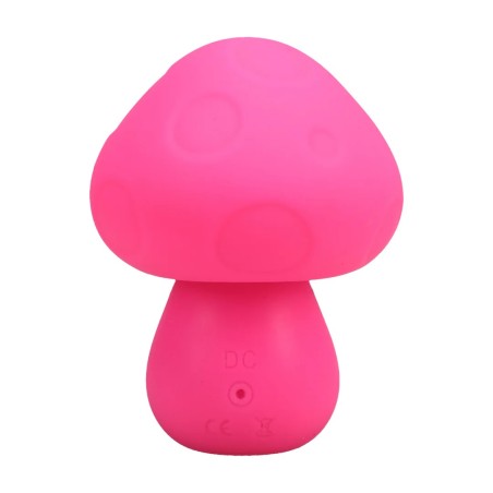 Mushroom Vibe - Rechargeable Silicone Vibrator - Pink