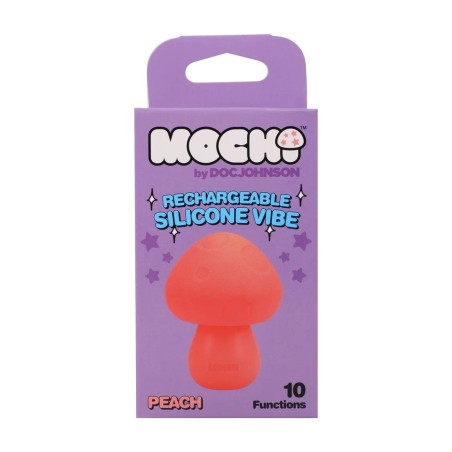 Mushroom Vibe - Rechargeable Silicone Vibrator - Peach