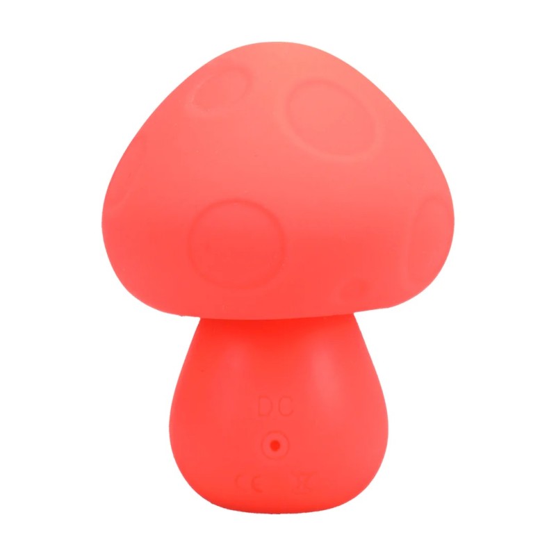 Mushroom Vibe - Rechargeable Silicone Vibrator - Peach