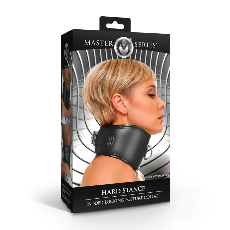 Hard Stance - Padded Locking Posture Collar - Black