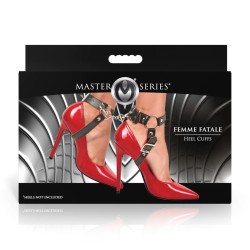 Femme Fatale - Heel Cuffs - Black/Red