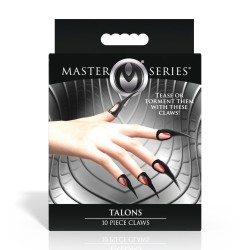 Talons | 10 τμχ Κοφτερά BDSM Νύχια - Μαύρα