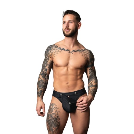 Snap Off Thong - Black