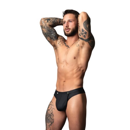 Snap Off Thong - Black