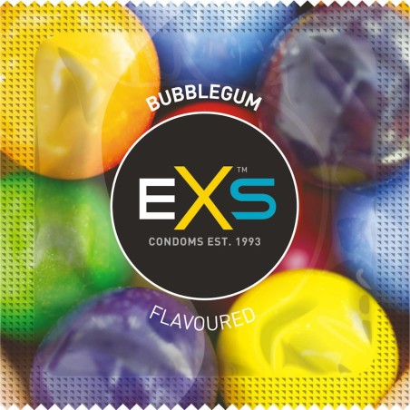 EXS Bubblegum Flavour Condoms - 1pc