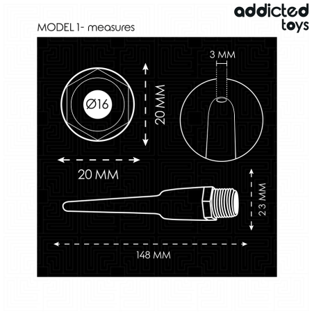 ADDICTED TOYS | Anal Douche With Universal Adapter - Model 1