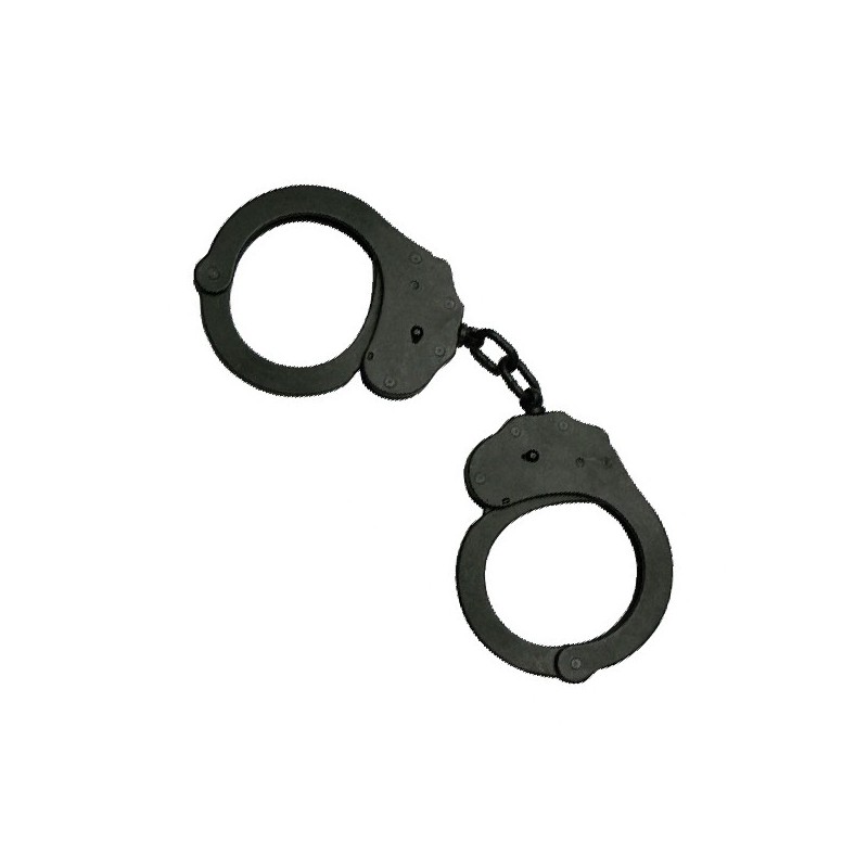 A88B Handcuffs With Chain Black