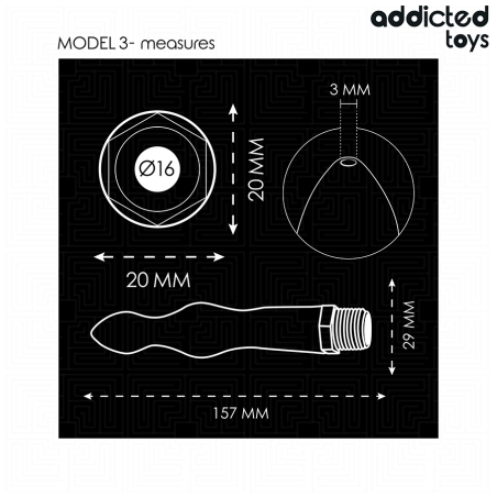 ADDICTED TOYS | Πρωκτικό Ντους με Universal Adapter Model 3